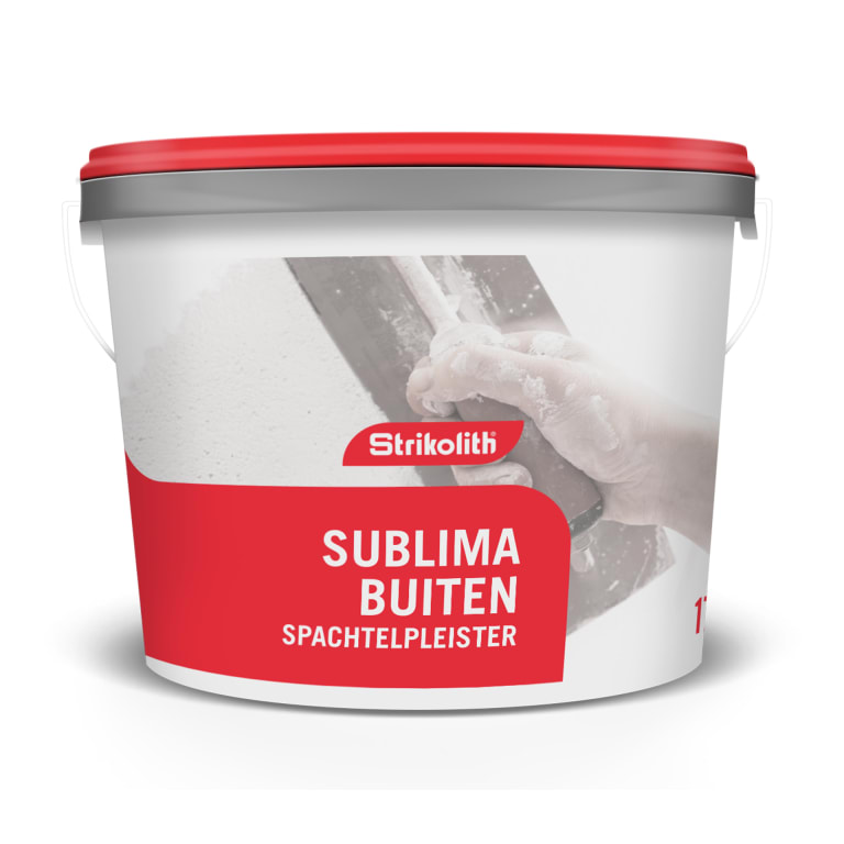 Product afbeelding voor Strikolith Spachtel Sublima 1.2mm Binnen/Buiten 17kg