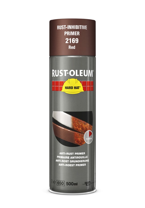 Product afbeelding voor Rust-Oleum Primer Hard Hat 2169 500ml Roodbruin Roestwerend