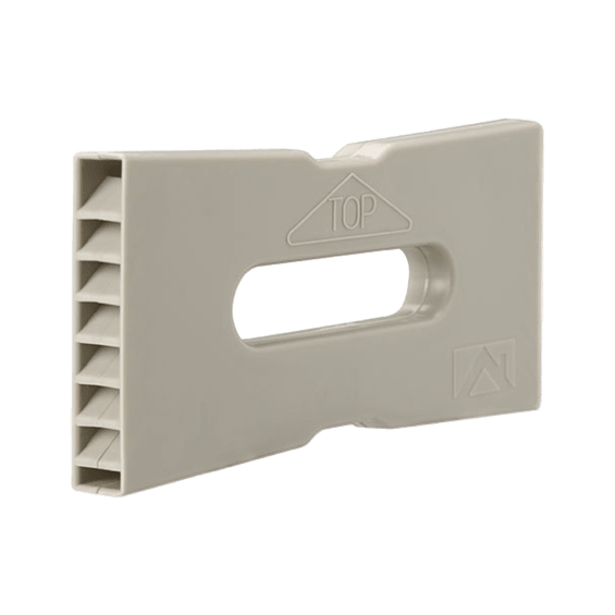 Ubbink Stootvoegventilatierooster Waalformaat Grijs