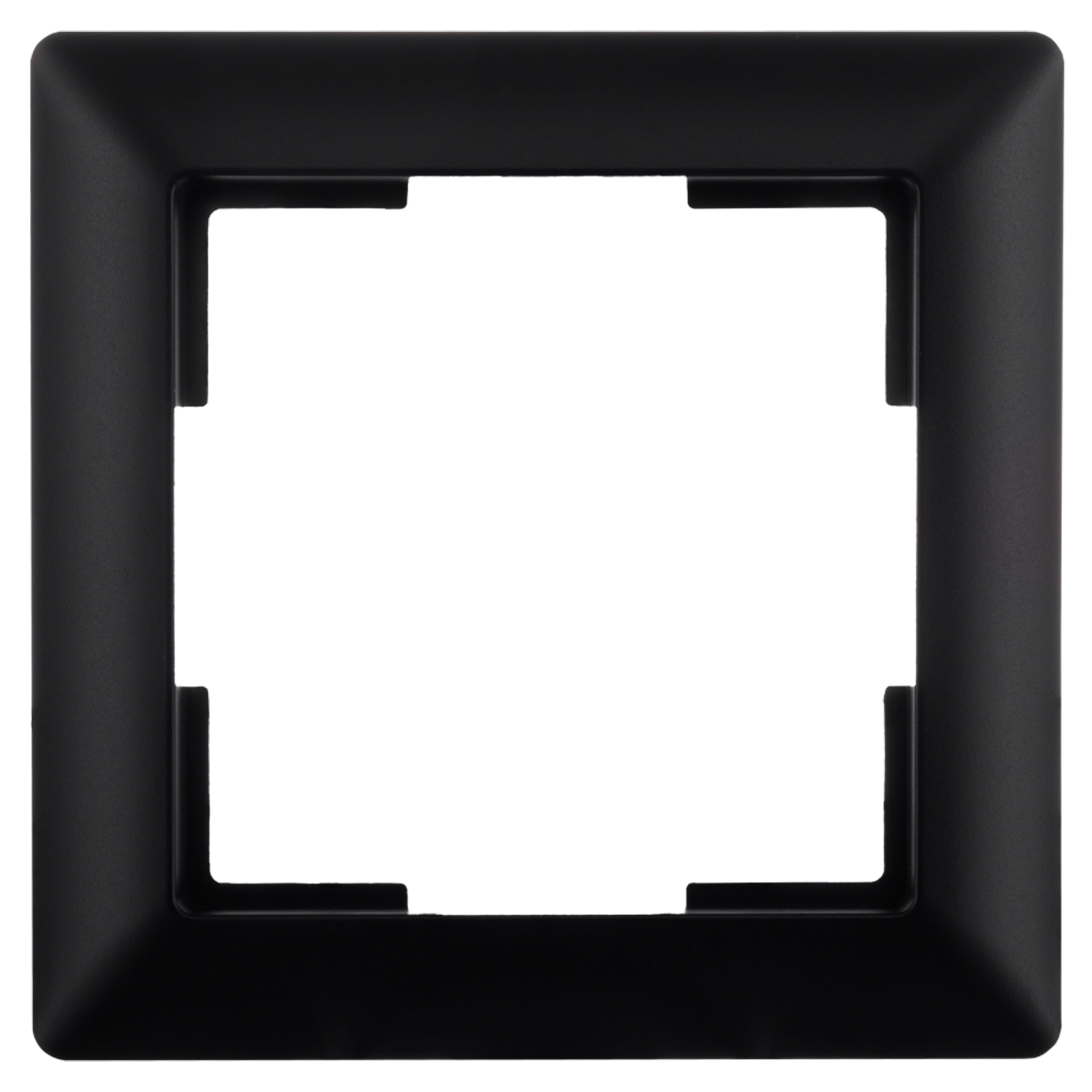 ION Industries J1 Afdekraam Inbouw 1-voudig Zwart 1st