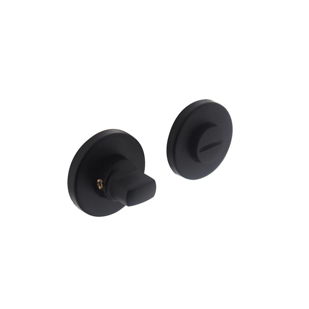 Intersteel WC-Rozet Rond 49x7mm Zamak Zwart