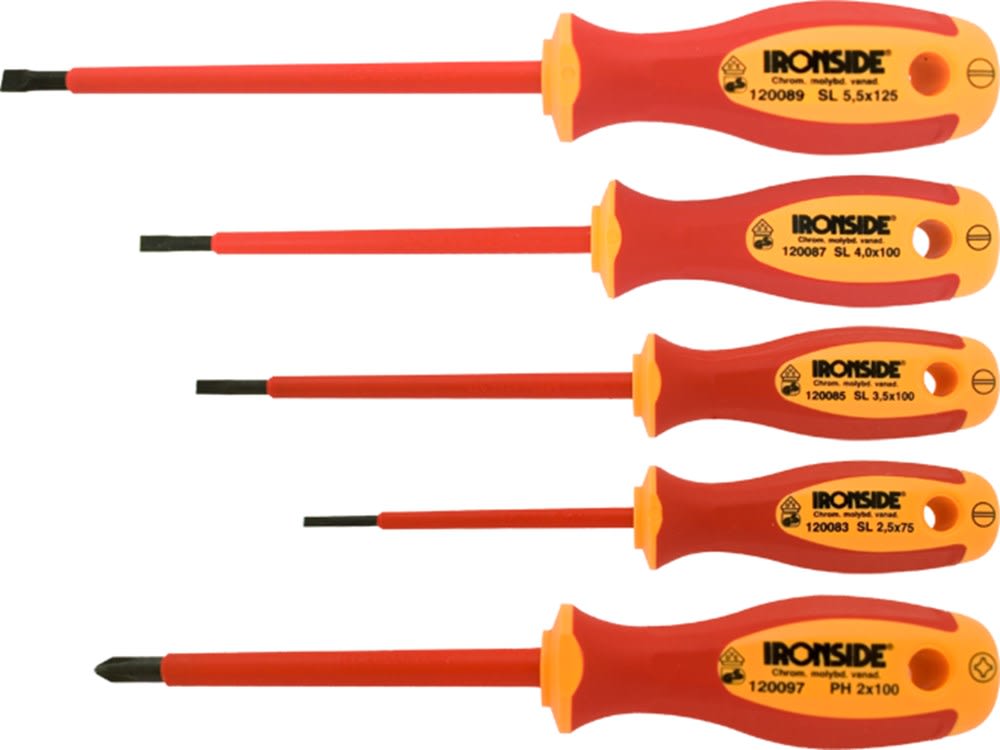 Ironside Elektriciënschroevendraaierset 5-delig VDE