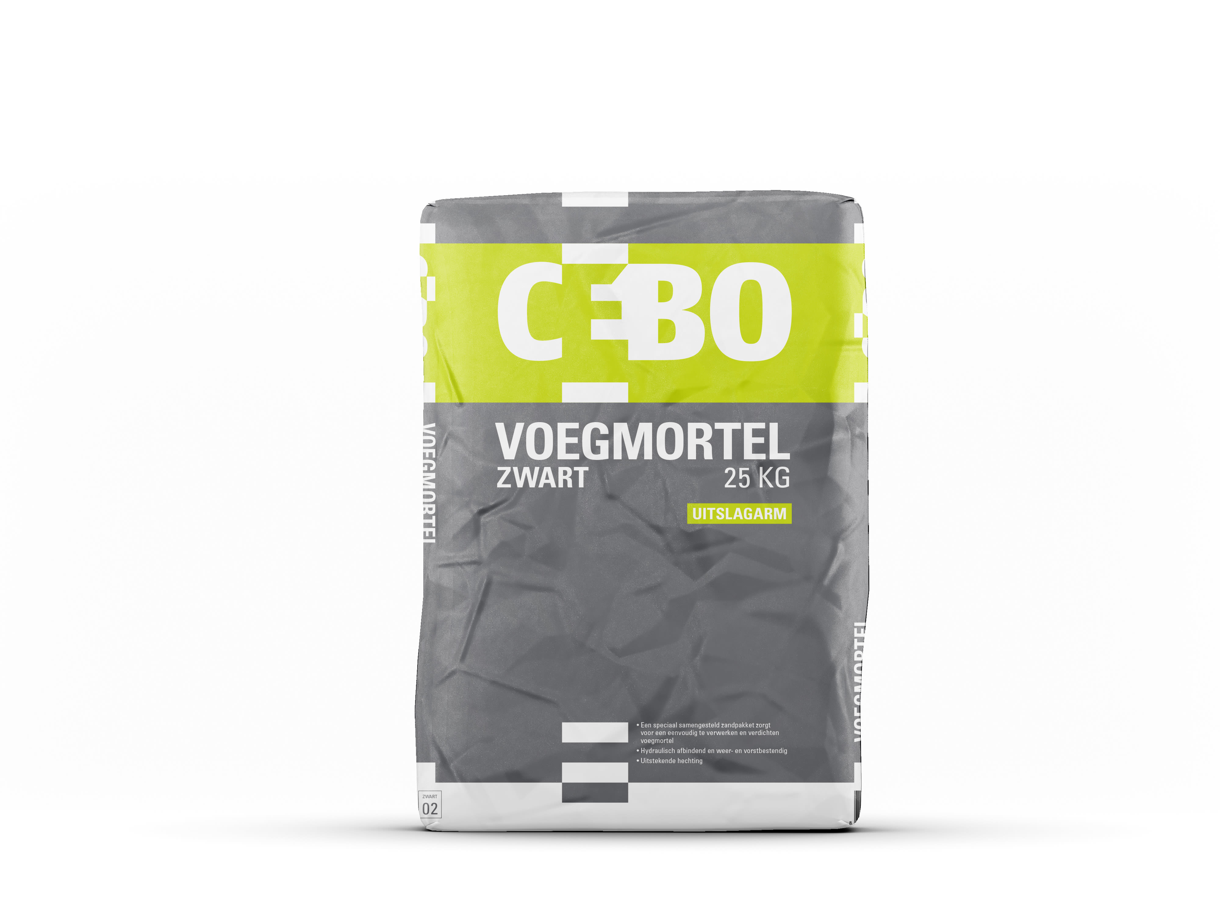 CEBO Voegmortel 25kg Zwart