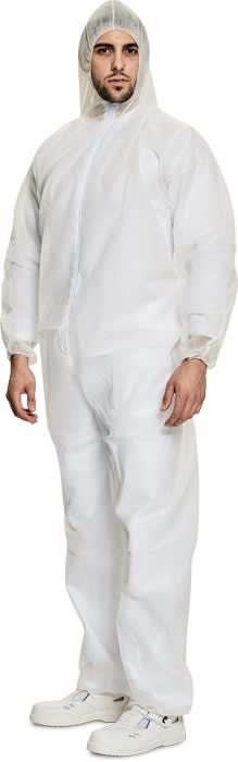 Fridrich&Fridrich Wegwerpoverall Marx BE-07 XL Wit