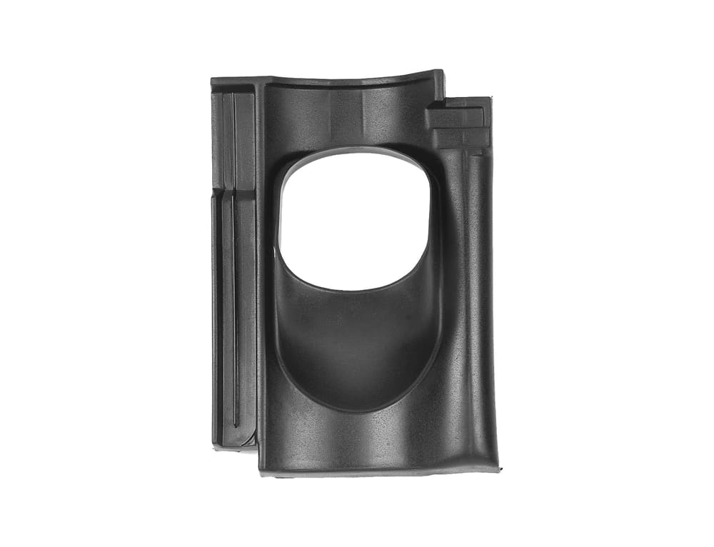 Product afbeelding voor Ubbink Dakdoorvoerpan Verbeterde Holle 131mm 25-45 Graden 1-pans Zwart