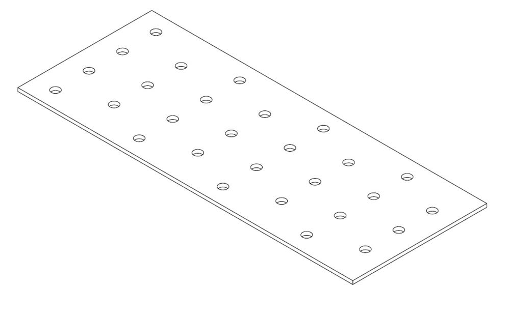 GB Koppelplaat 2mm 80x200mm Verzinkt 01429