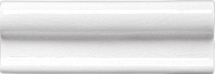 Strip Modernista Moldura Lisa Blanco 5x15cm Glanzend