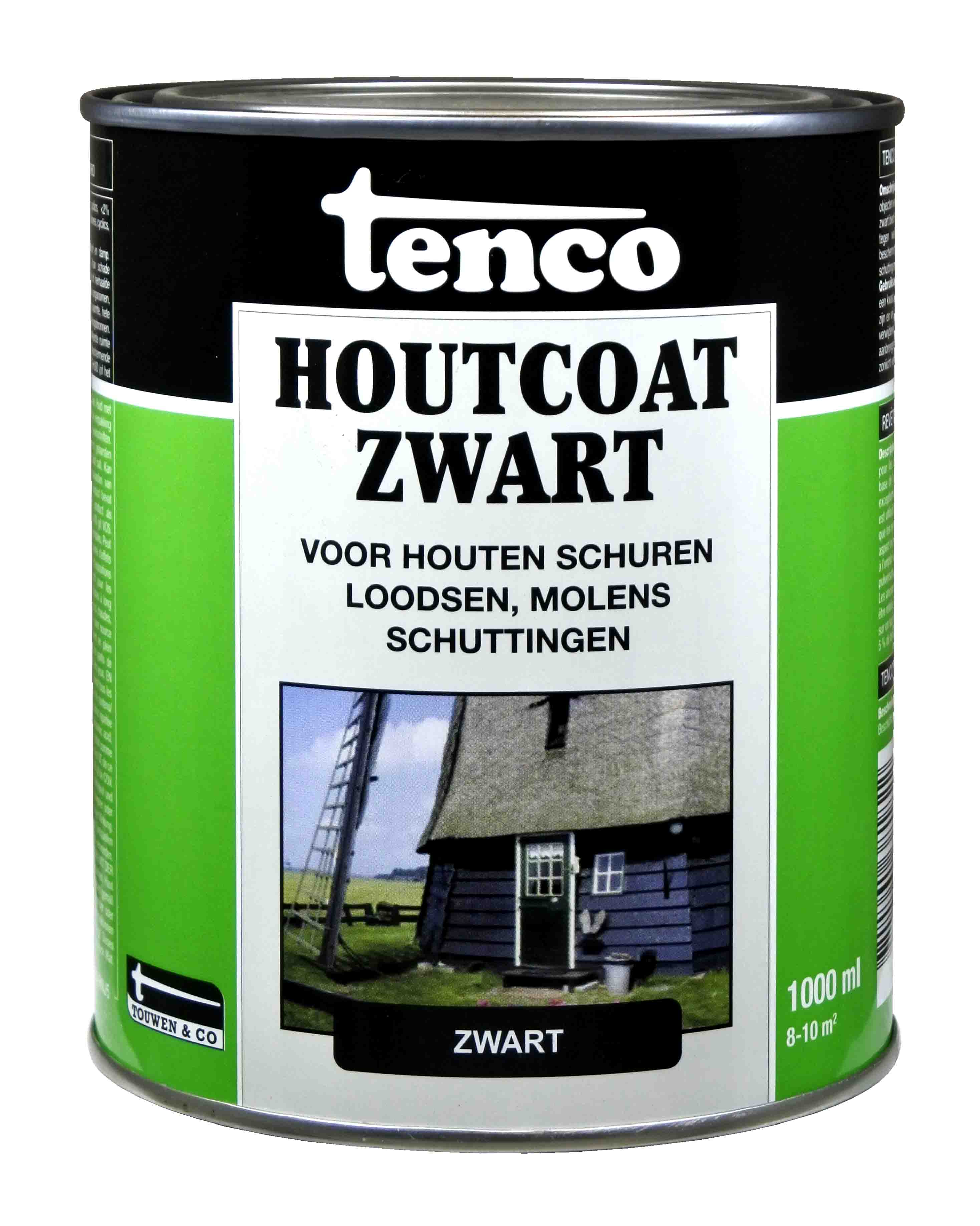 Tenco Houtcoat Teervrij 1L Zwart