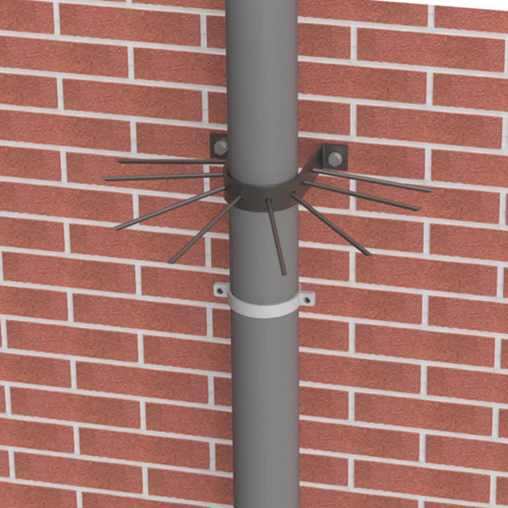 Product afbeelding voor GB Anti-klimbeugel 39x5x105mm Pen Vlak Thermisch Verzinkt 71496B