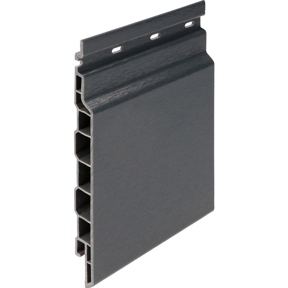 Keralit Gevelpaneel 143mm 600cm Antraciet Classic Nerf RAL 7016