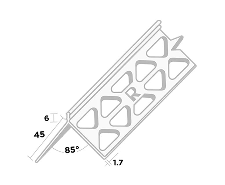 Ripstaal Hoekbeschermer 3006 260cm 6mm PVC