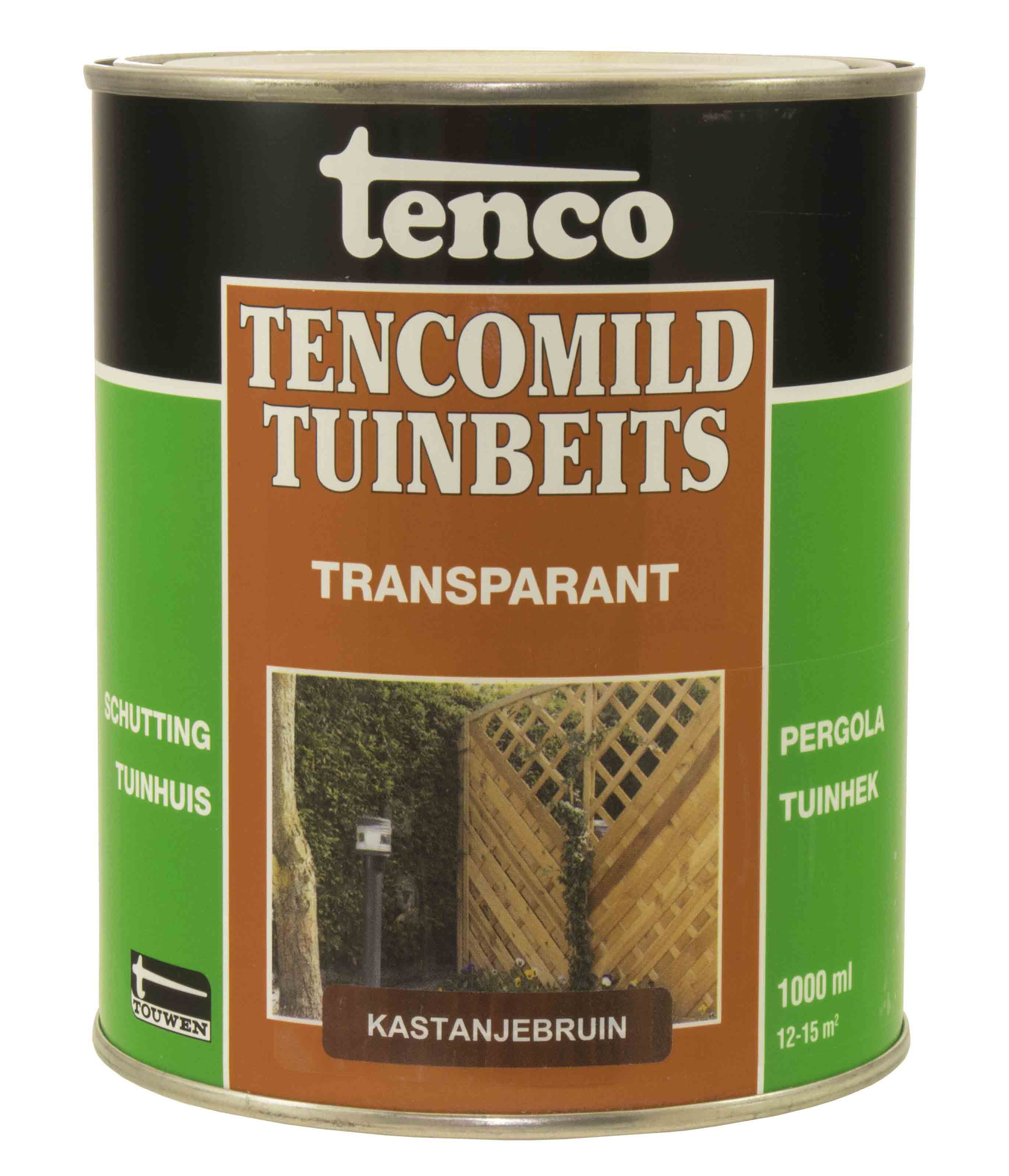 Tencomild Tuinbeits Transparant 1L Kastanjebruin
