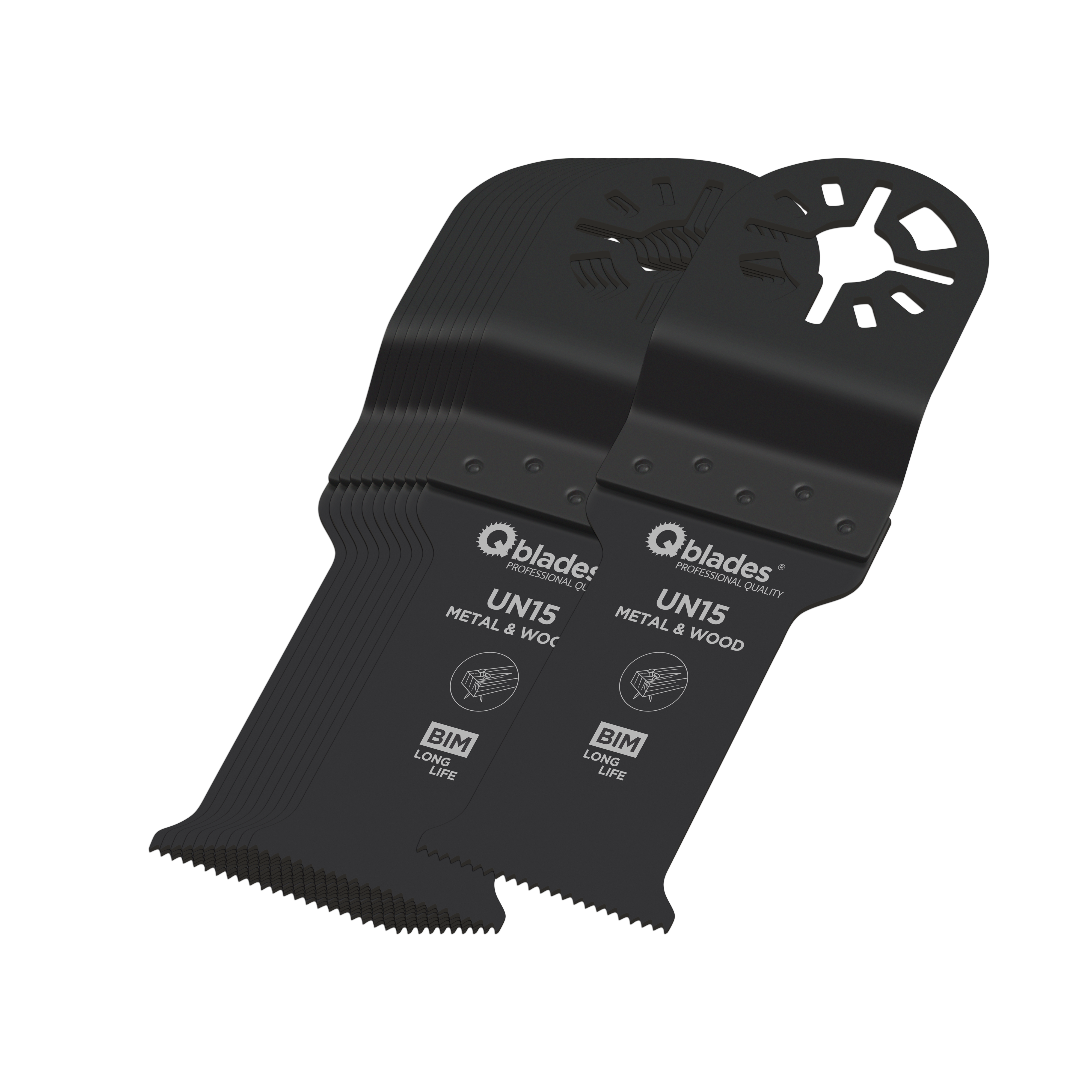 Qblades Multitoolzaagblad UN15 28x60mm Bi-Metaal 11st