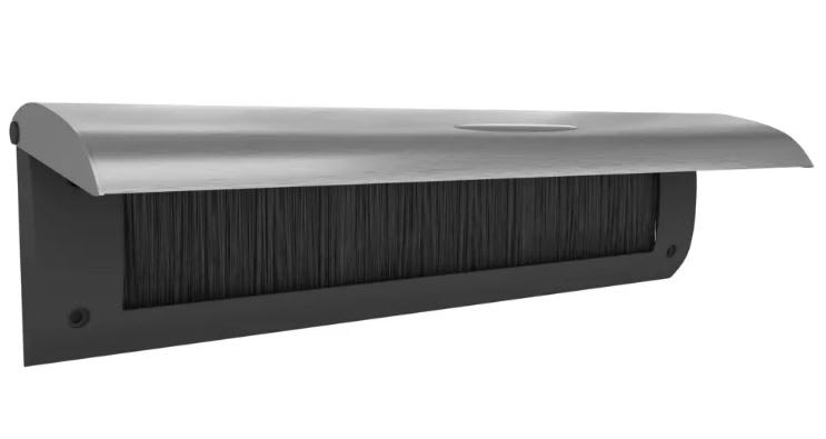 Ellen Brievenbus Tochtafsluiter Inox Met Klep 204