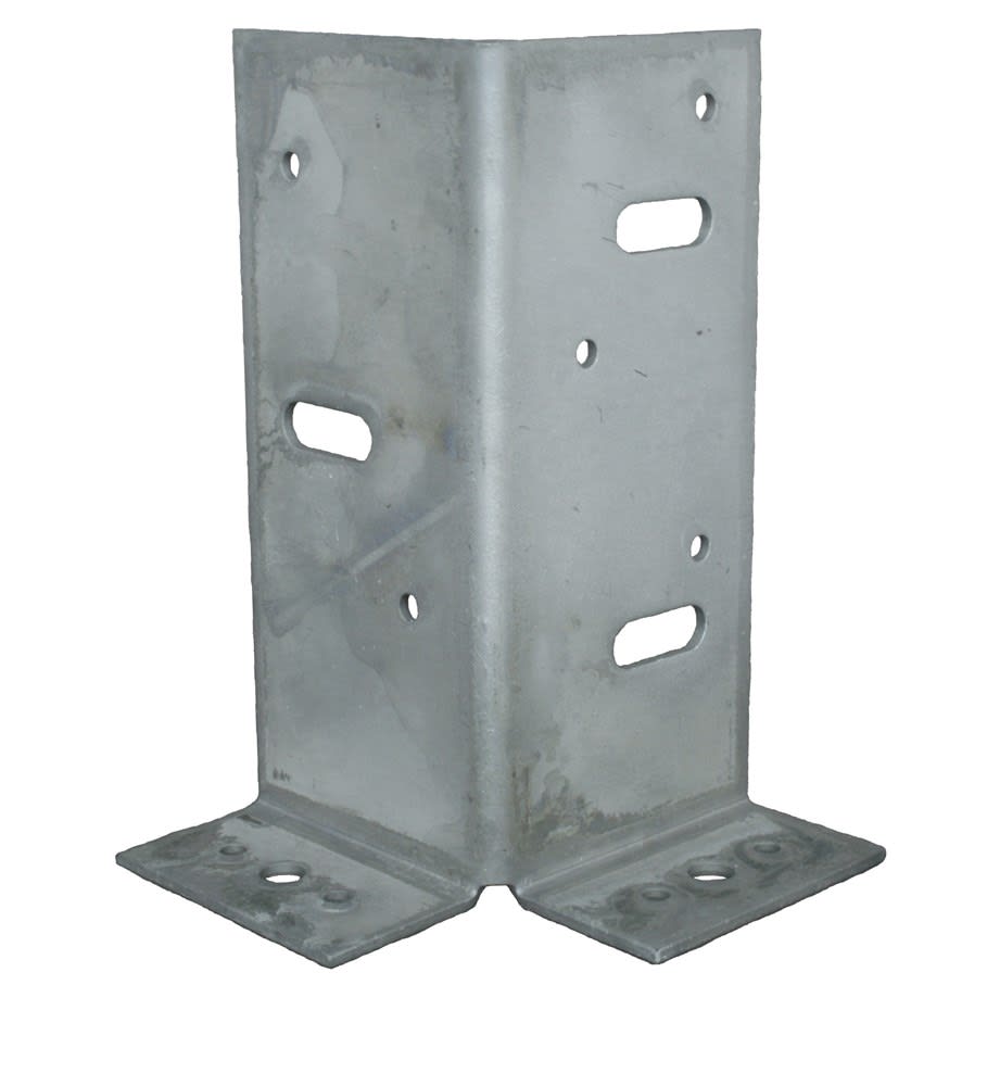 GB Paalhouder A 2mm 70x70mm Zink Magnesium 73571