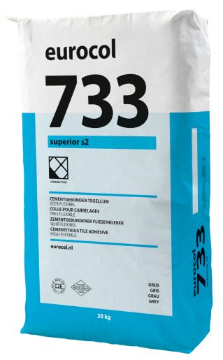 Eurocol 733 Superior S2 Tegellijm 20kg Grijs