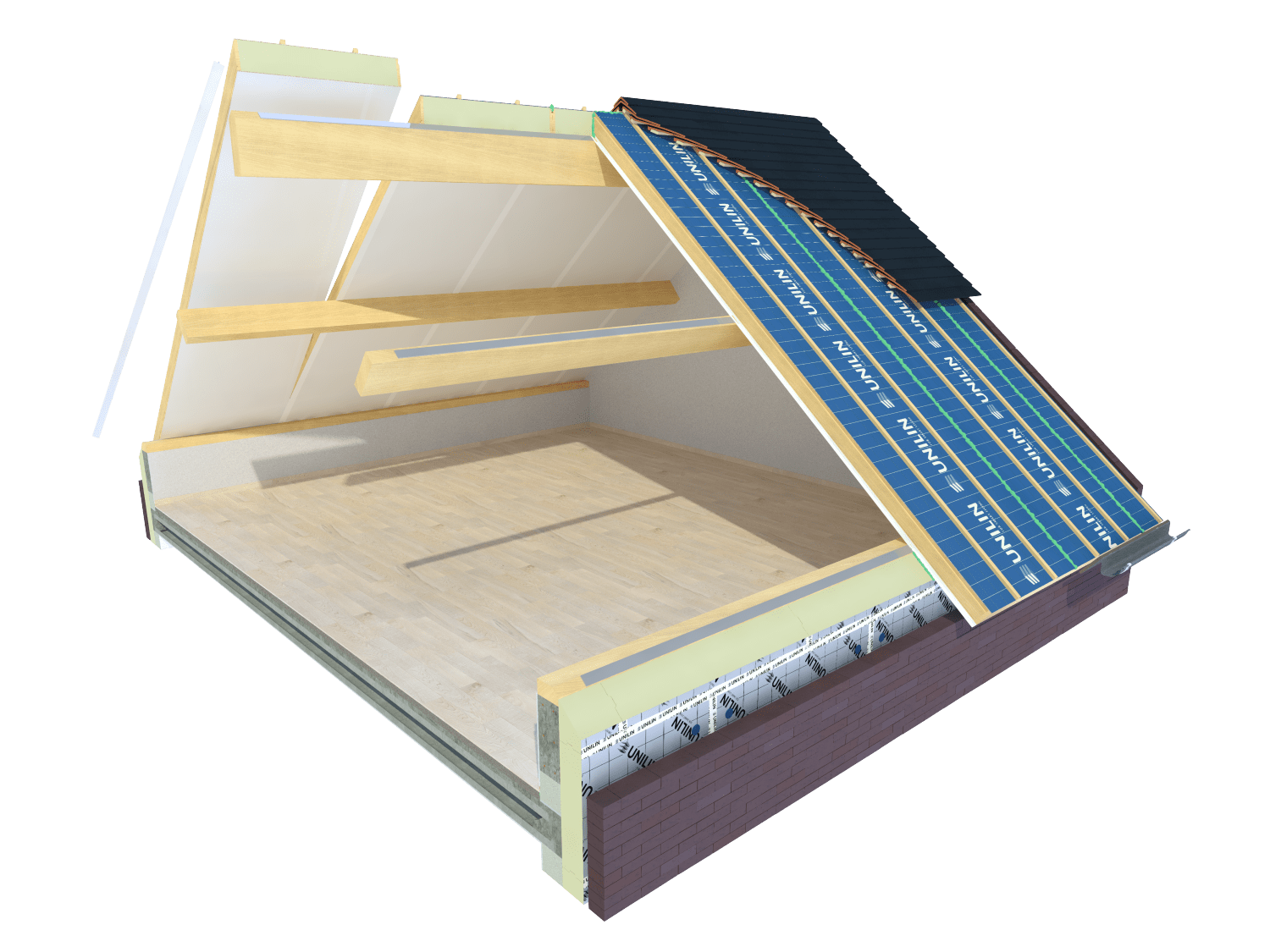 Product afbeelding voor Unilin Roof SW Light Plus 5mm 102cm Rc=6,3 CB White