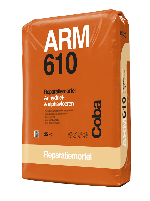 Product afbeelding voor Coba ARM610 Reparatiemortel 25kg Beige