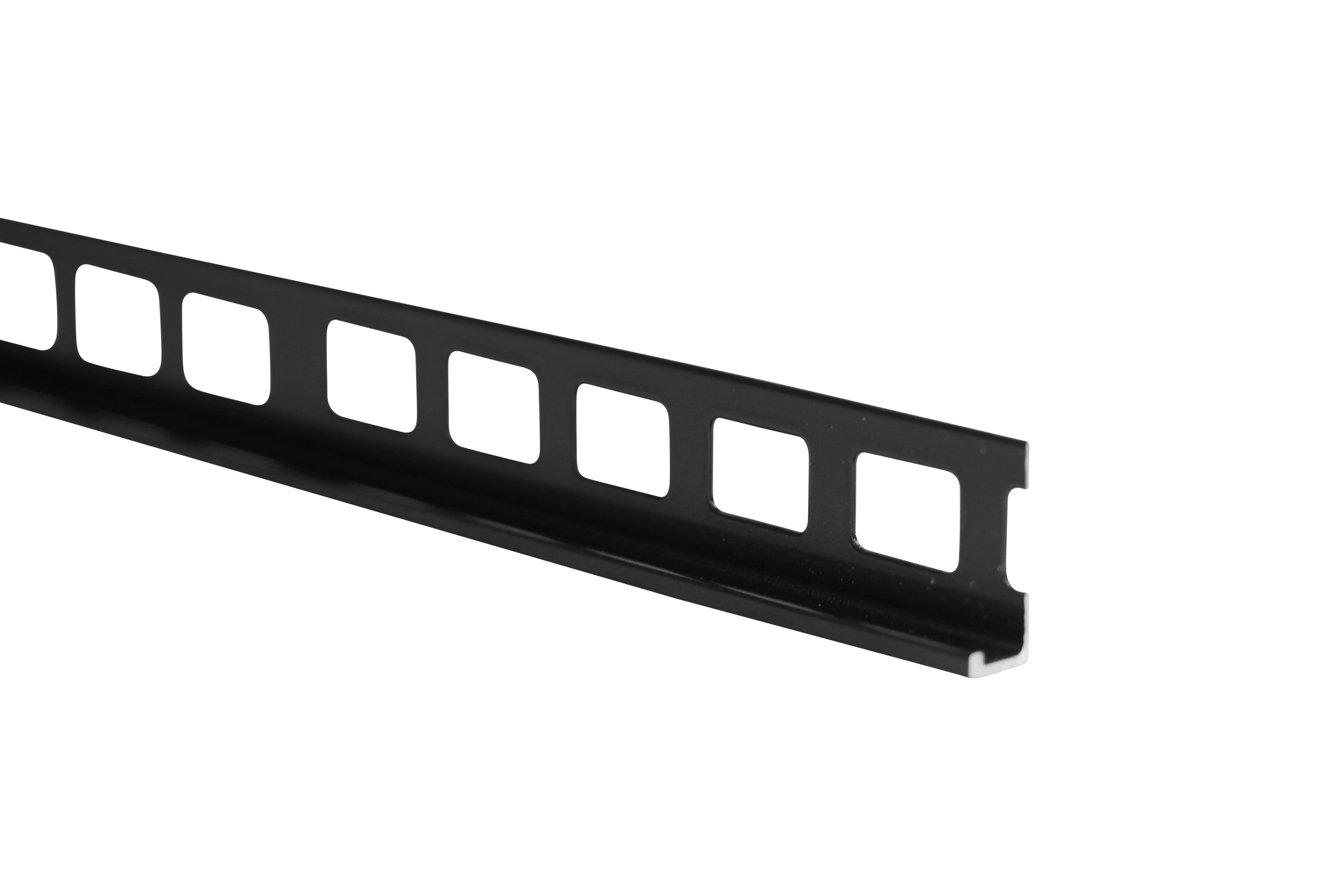 Pro-One Tegelprofiel 8mm 300cm Vierkant Aluminium Mat Zwart