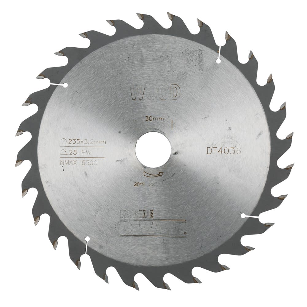 DeWALT Cirkelzaagblad Extreme DT4036QZ 235x30mm 28tands Wisseltand