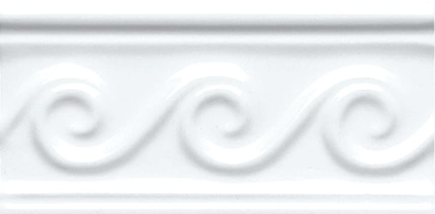 Strip Neri Relieve Olas Blanco Z 7,5x15cm Glanzend