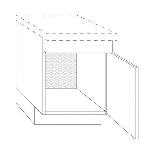 Product afbeelding voor Onderkast voor Spoelunit Eco P02 FSC Mix 70% AG60-720 Links Prijsgroep 2 - OGM60-DB