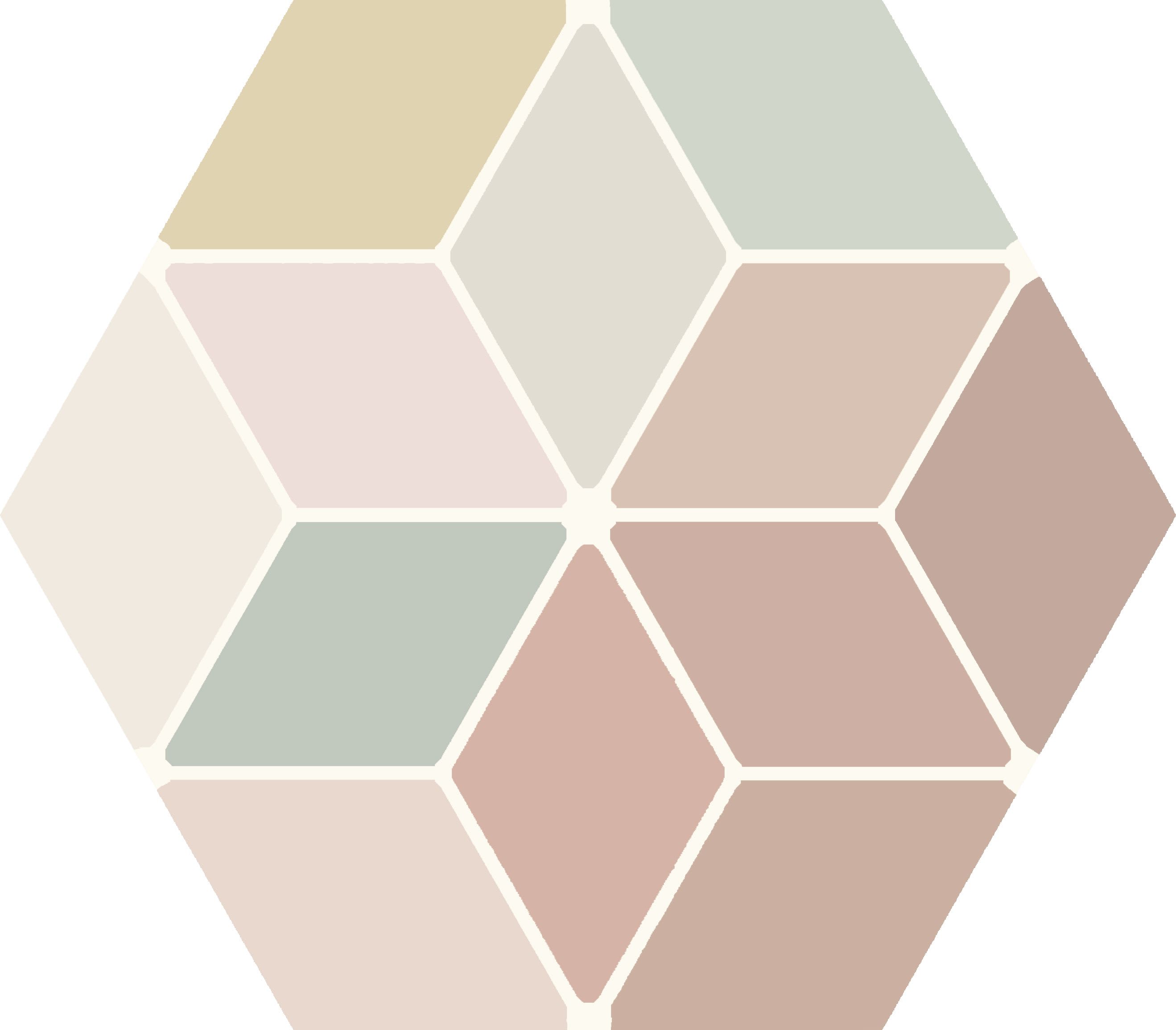 Product afbeelding voor Decortegel Minima 8.6 Multi Color 15x17cm 9mm Mat R9