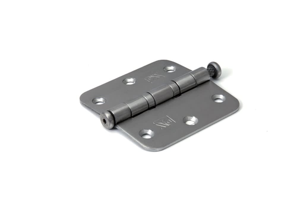 DX Kogellagerscharnier RVS 76x76mm Rond Met Pen