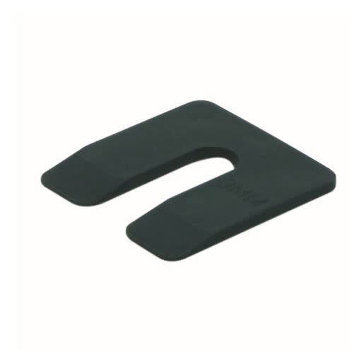 GB Uitvulplaat Met Sleuf 3mm Kunststof Zwart 192st 34603