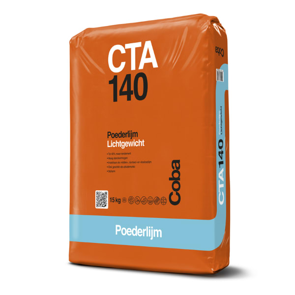 Coba CTA140 Poederlijm Lichtgewicht 15kg Grijs