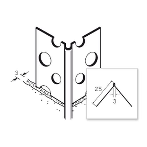 Product afbeelding voor Ripstaal Hoekbeschermer 1045 260cm 3mm Aluzink