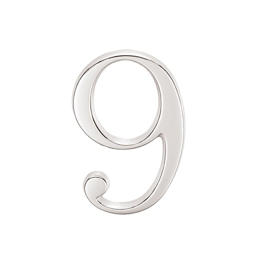 Skantrae Huisnummer Chroom Nr 9 Titanium