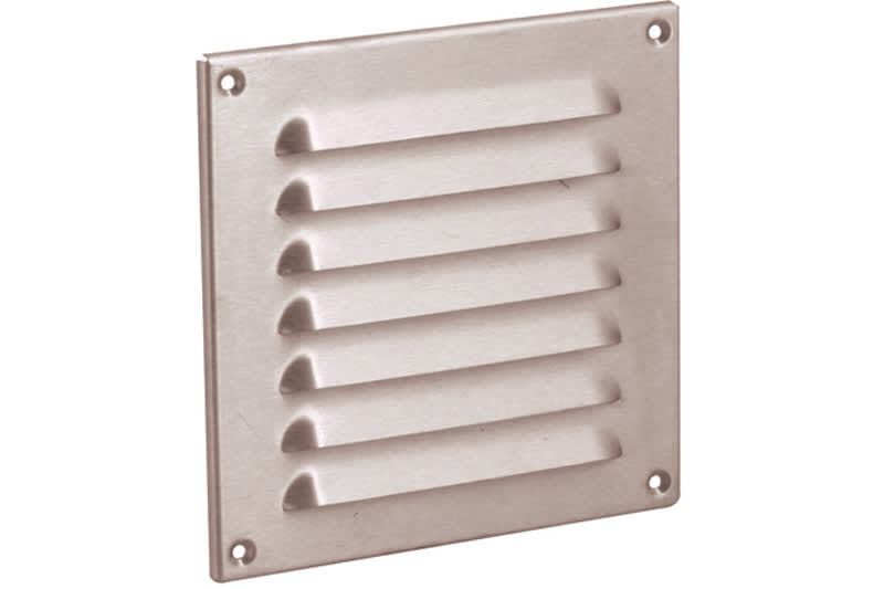 Schoepenrooster 200x200mm RVS