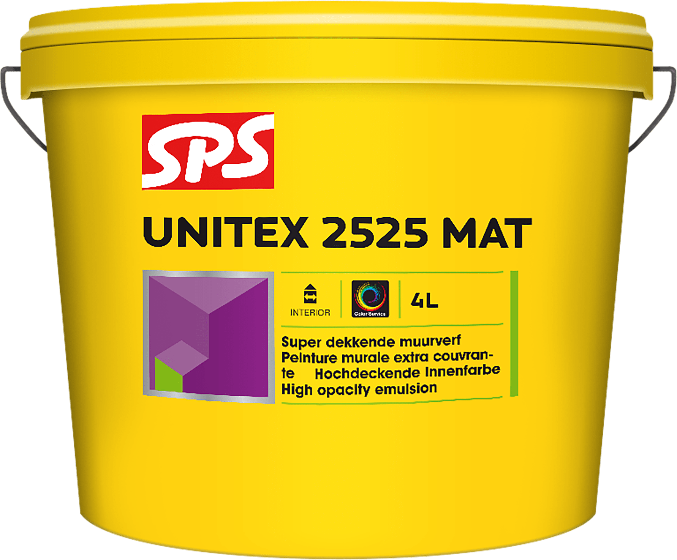 SPS Unitex 2525 Mat Binnen 4L Basis P