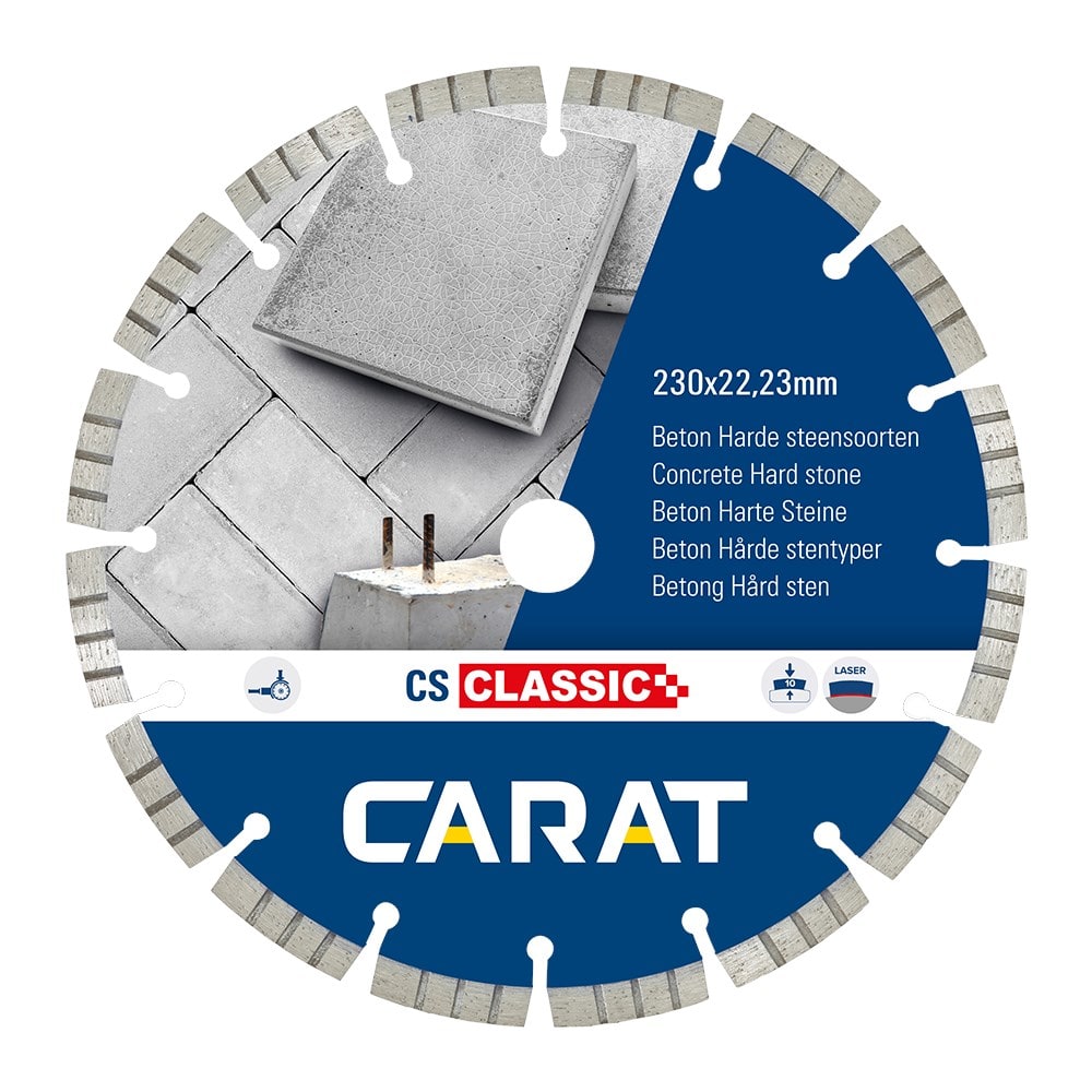 Carat Diamantzaagblad CS Classic 230x22,23mm Beton 1st