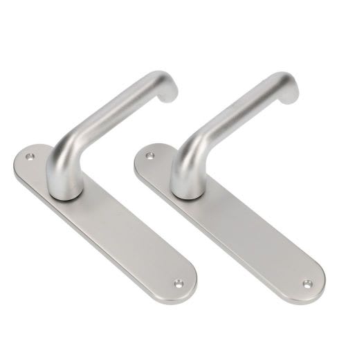 AMI Deurkrukgarnituur 386 Blind F1 Alu Rond Rotaveer 200/1/7 Voor Deurdikte 38-42mm