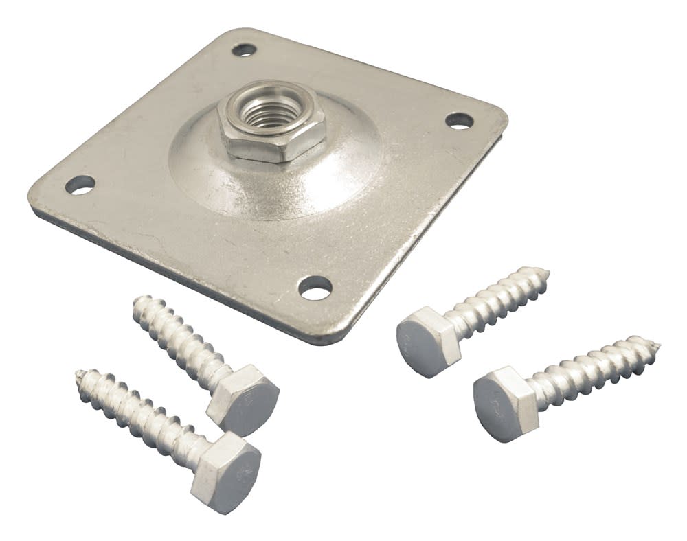 GB Stelplaat 5x100x100mm M16 Verzinkt 736930