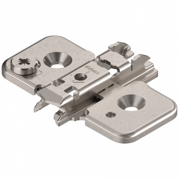 Kruisplaat Excentrisch H-Regelbaar Vernikkeld