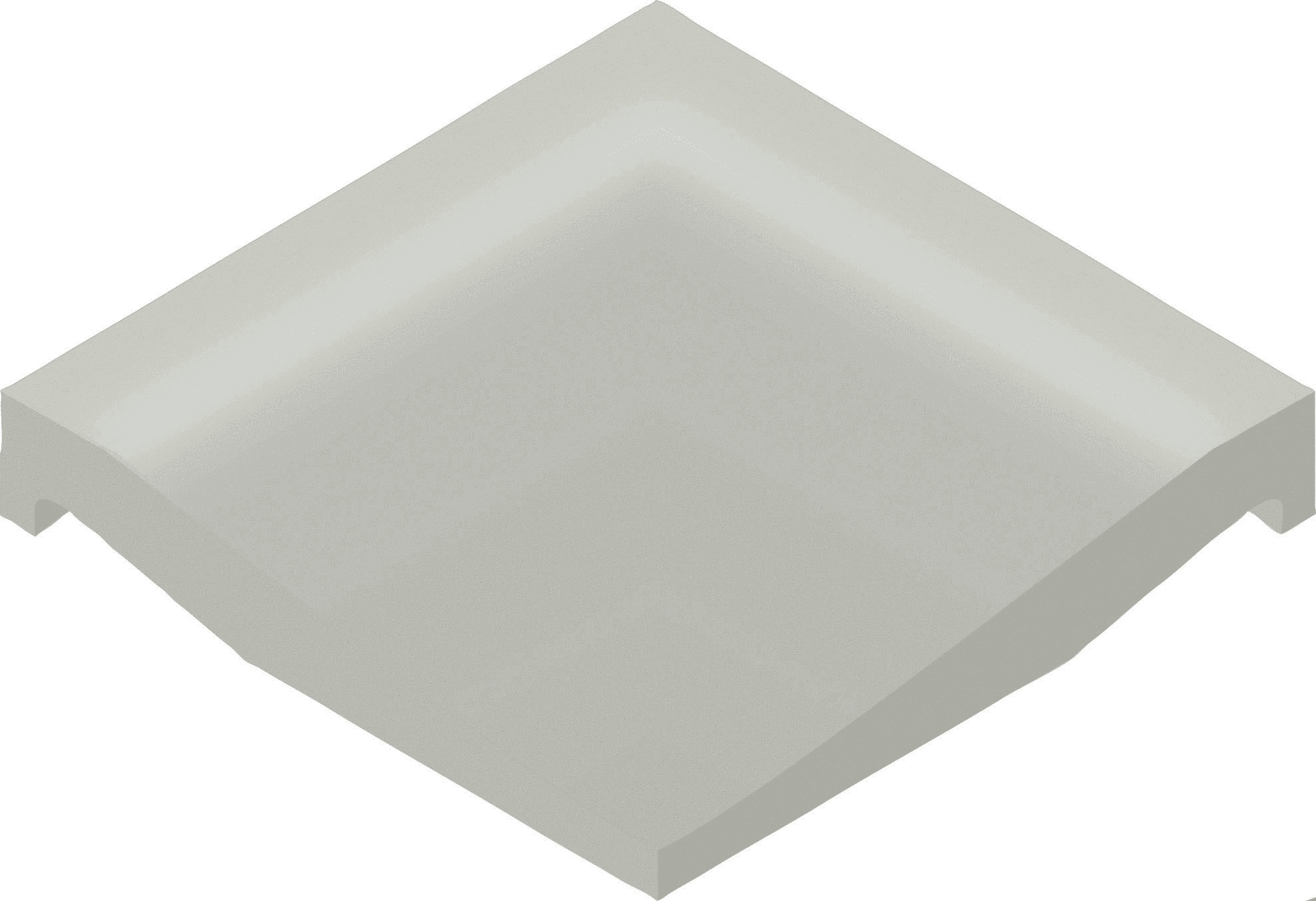 Product afbeelding voor Villeroy & Boch Hoek Pro Architectura 3.0 Secret Grey 10x10cm Mat R10 2609C2600010