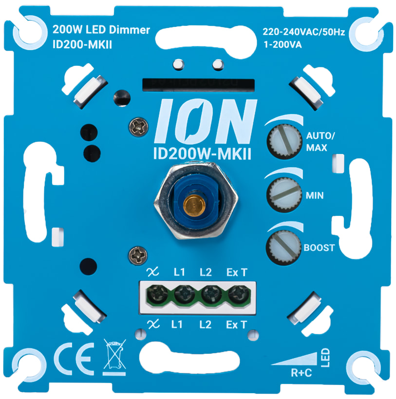ION Industries Dimmer LED 200W Druk/Wissel