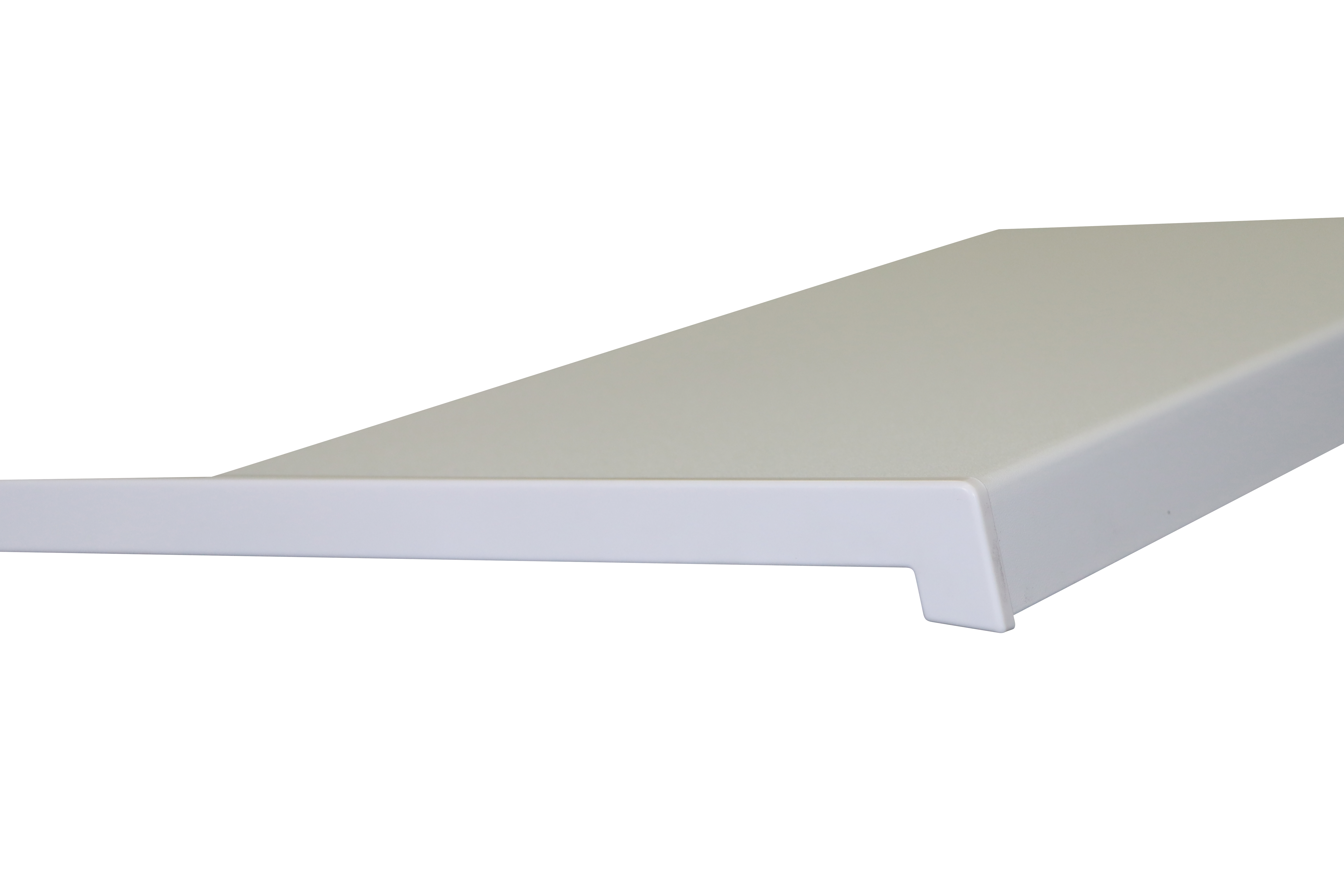 LUMBO Eindkap voor Vensterbank 37x600 mm Wit RAL9010