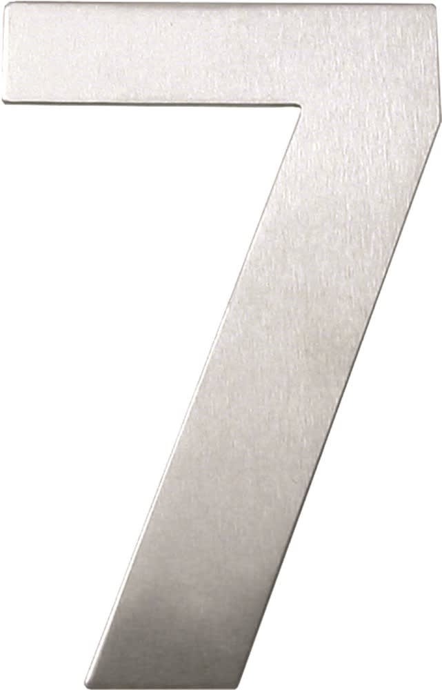 Oxloc Huisnummer 7 70x120mm RVS