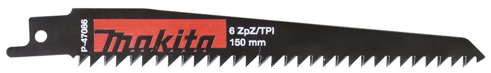 Makita Reciprozaagblad P-47086 130mm Voor Hout 5st