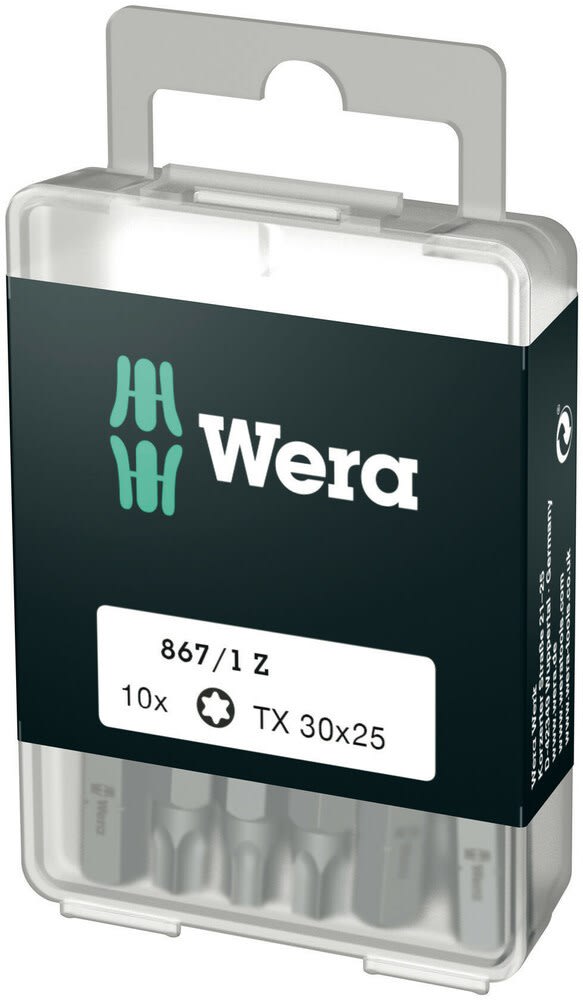 Wera Bitset DIY 25mm TX-30 10-Delig
