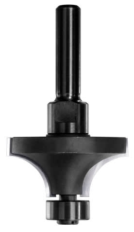 Trasco Afrondfrees Hardmetaal Radius 12.7mm Met Kogellager 14mm Aansluiting 8mm