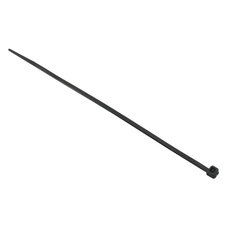 Bundelband 180x4mm Nylon Zwart 100st