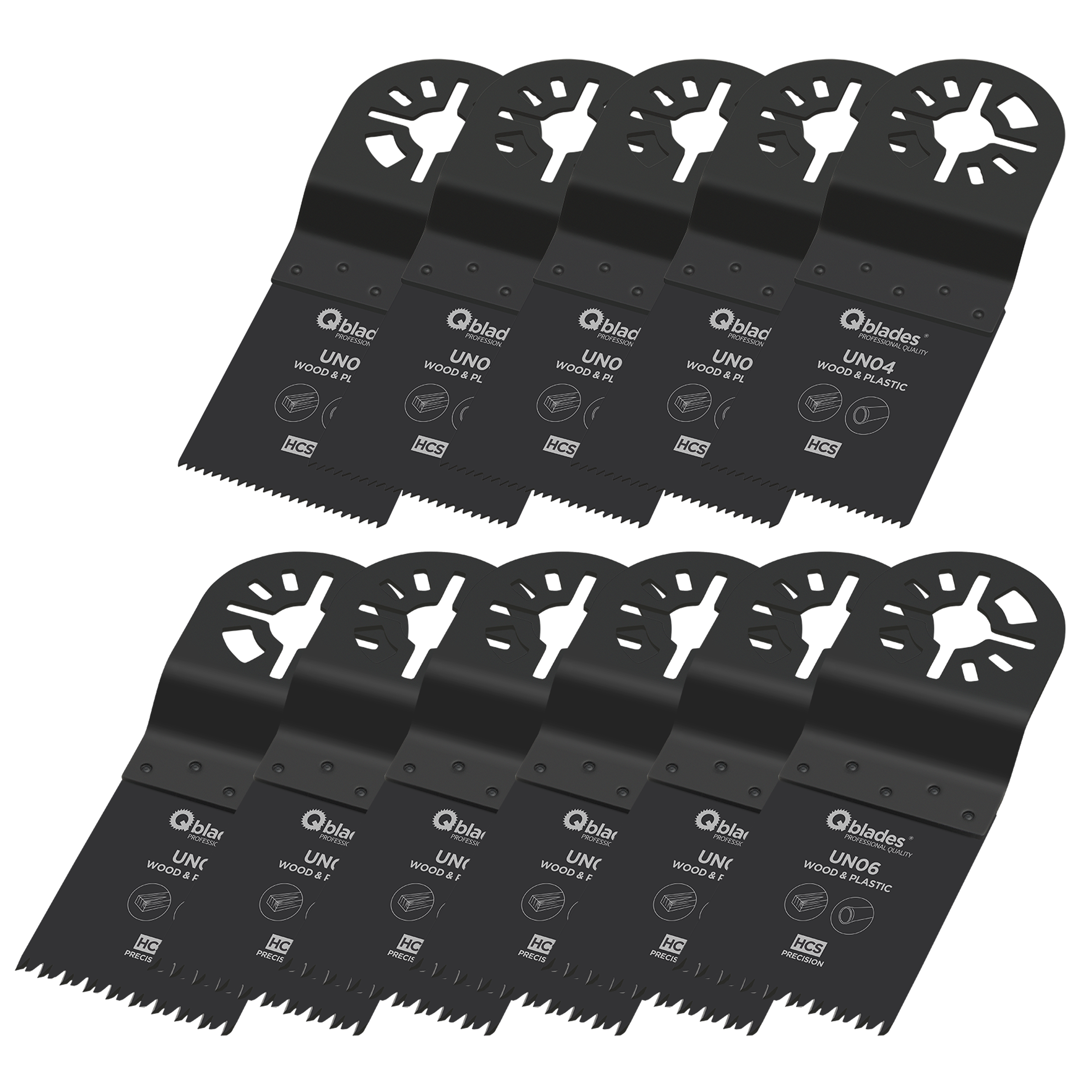Qblades Zaagbladenset UN93 11st Hout