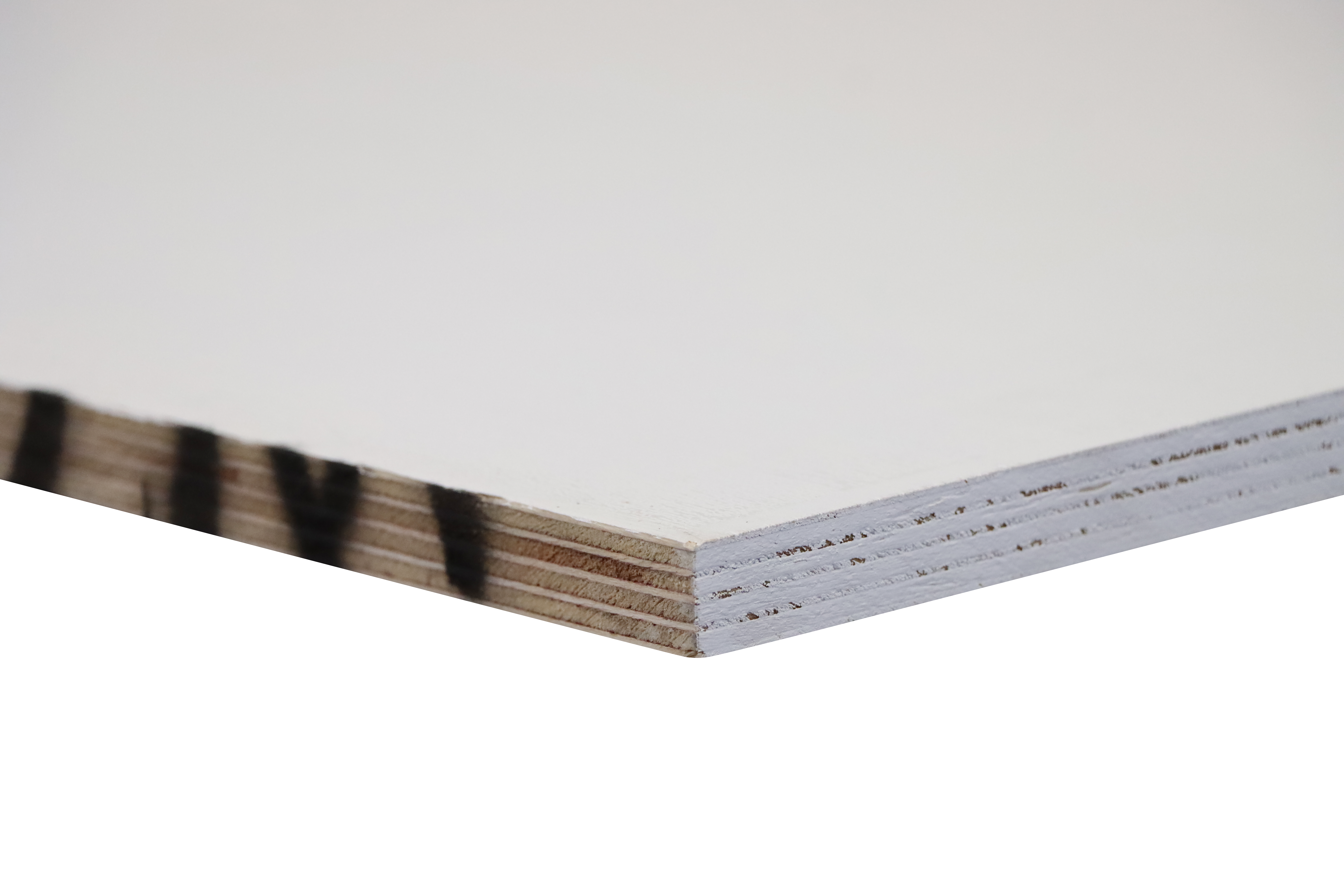 LUMBOprime Interieur 12mm  250x122cm 2-Zijdig 80 Mu Wit Gegrond 70% PEFC