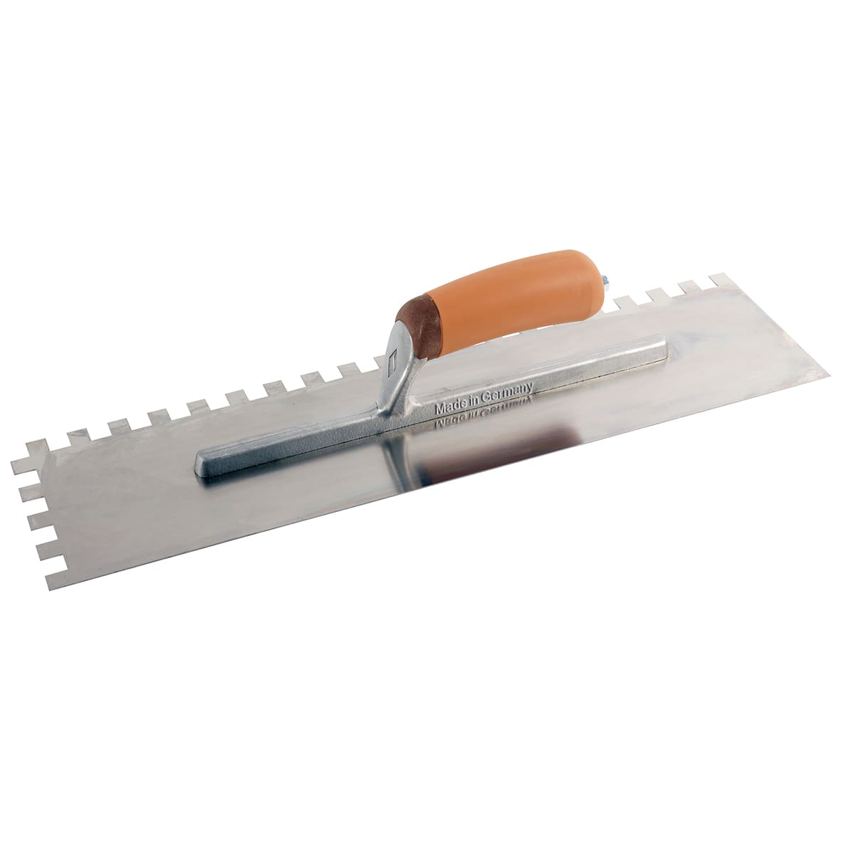 Super Prof Lijmspaan Recht Getand 12x12mm 480x120mm RVS Met SuperSoft Handgreep