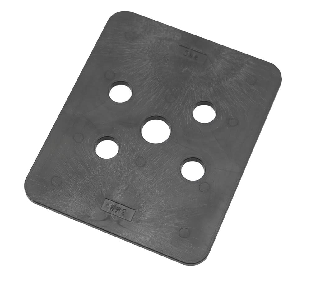 GB Hogedrukplaat 100x120x3mm Drukbelasting 16200kg 349203